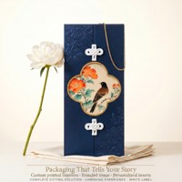 Boîte cadeau de luxe à double porte magnétique de haute qualité, emballage personnalisé avec motif de couleur pour bijoux et cadeaux