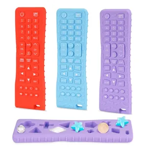 BPA free mềm Silicone bé Teether TV điều khiển từ xa hình dạng thiết kế mọc răng đồ chơi - Product Image 2