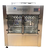 Ligne de production automatique de haute précision pour le remplissage de bouteilles en verre/plastique de boissons, eau pure, produits chimiques, jus, huile et bidons (avec moteur)