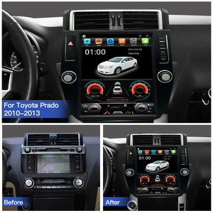 Radio HFMidia de 12.1 Pulgadas con Pantalla Vertical, Reproductor Multimedia de Video, Unidad Principal para Toyota Prado 2010-2013, Radio con CarPlay Inalámbrico - Product Image 5