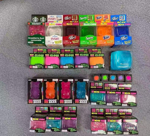 10 Mixed Designs Wholesale TPR Squishy Ice Cube Maltose Block Stress Relief Toy Squishy - Product Image 4