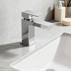 Brass Contemporary Basin Mixer tap với xử lý duy nhất chrome kết thúc treo tường đồng hồ đo vòi nước cho khách sạn sử dụng - Product Image 1