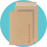 Enveloppes rigides personnalisées en gros, ne pas plier, C3 C4 C5 C6, enveloppes d'expédition en carton rigide Manilla avec bande adhésive