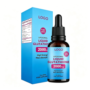 OEM Private Label Skin Whitening L-glutathione Liposomal Drop 2000mg <b>Vitamin</b> C Oral <b>Liquid</b> Antioxidant Supplement - Product Image 1