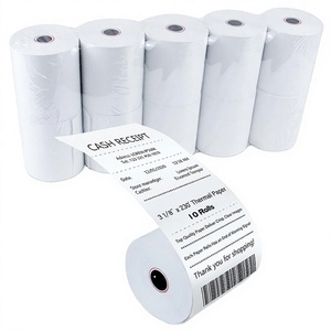 Rollo de Papel Térmico Blanco para Caja Registradora Hua-sen TP8783 3 1/8 X 230, 80*80 mm, Venta al Por Mayor - Product Image 2