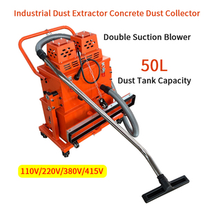 Extracteur de poussière de béton 220V, collecteur de poussière HEPA, machine de collecte de poussière pour le ponçage des sols, <span class=keywords><strong>aspirateur</strong></span> industriel robuste - Product Image 1