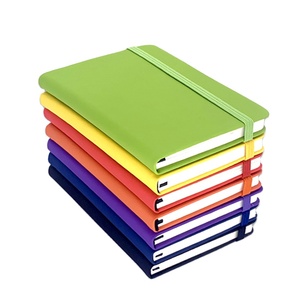 Fournitures scolaires personnalisées, carnets et agendas A5 A6, jolis carnets en cuir PU à couverture rigide, carnets d'affaires avec papier - Product Image 1