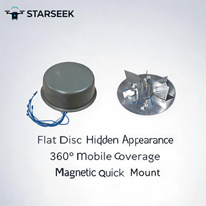 Antenne omnidirectionnelle de type disque pour véhicule Starseek 315 MHz-6 GHz, multi-bandes, pour <span class=keywords><strong>brouilleur</strong></span> et détecteur d'UAV - Product Image 2