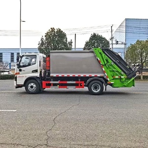 Camion compacteur de déchets arrière JAC 4X2 pour la collecte des déchets municipaux et les services environnementaux urbains - Product Image 4