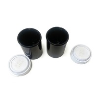 Flacon portable personnalisé en plastique pour bandelettes de test de glycémie, avec bouchon hermétique à clapet et déshydratant, pour réactif de diagnostic médical