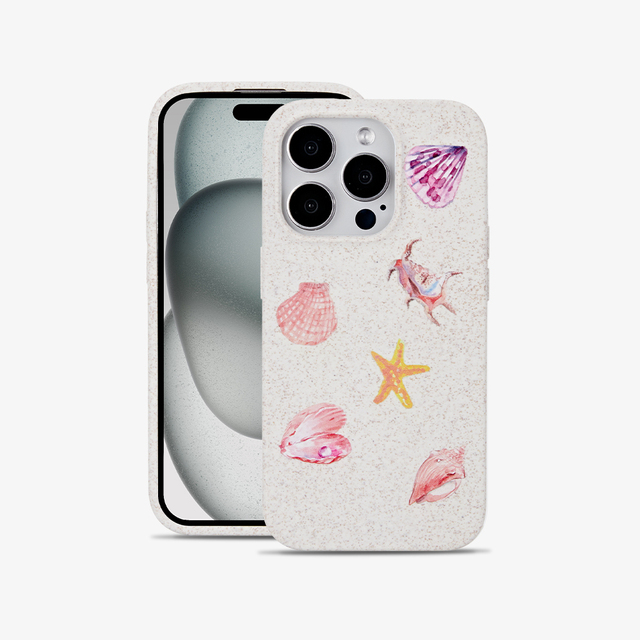 C&T Shock Luxury Smart Mobile Back Cover Personalized Eco-friendly Biodegradable UV Painted Flower Design Phone Case for for