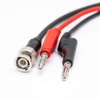 Câble de test coaxial RG58 BNC mâle Q9 vers double pince crocodile, sonde d'oscilloscope 50 Ohm