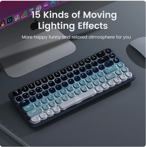 UGREEN <strong>KeyBoard</strong> Wireless <strong>Bluetooth</strong> 5.0 Wired Mechanical Brown Switch Backlight for MacBook <strong>iPad</strong> PC Tablet Phone Laptop <strong>KeyBoard</strong> - Product Image 5