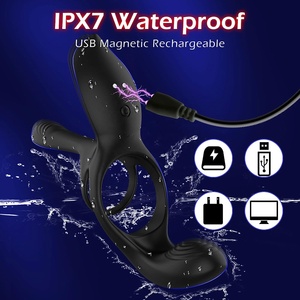 Cock Ring avec télécommande Silicone réutilisable pour les hommes retarder l'éjaculation érection stimuler les femmes Clitoris Sex Toy pour Couple - Product Image 5