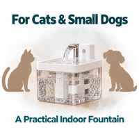 Fontaine à eau automatique pour chat 1,5 L Distributeur d'eau d'intérieur avec capteur de débit et filtre