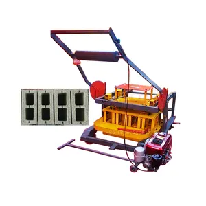 Low-Priced Manual Diesel Driving Cement Brick Making Machine for Home Use Concrete Hollow Block Production