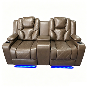 Sofá seccional convertible de lujo para el hogar con reclinable eléctrico USB/Tipo C y altavoz Bluetooth para la sala de estar - Product Image 6