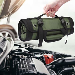 2025 Top Quality Customized <b>Tools</b> Canvas <b>Bag</b> Wrench <b>Roll</b> Organizer for Mechanics - Product Image 5