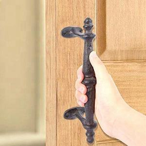 WEKIS - Manija de Puerta de Hierro Fundido Contemporánea al por Mayor, Perilla Decorativa de Metal para Baño, Almacén, Entrada, Uso Exterior - Product Image 2