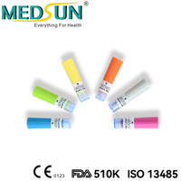 Lancettes médicales de sécurité à ressorts doubles à usage unique, activées par le contact, 21G 23G 25G 26G 28G 30G (100 pièces/boîte)