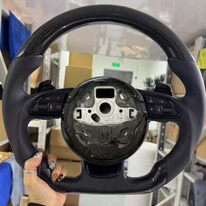 Volant sport en fibre de carbone pour Audi A3 A8 A4 A5 A1 A6 A7 Q5 Q7 <span class=keywords><strong>RS3</strong></span> RS4 RS5 S3 S4 S5 RS6 RS7 Q3 Q5 Q7 C6 8V B8.5 - Product Image 6