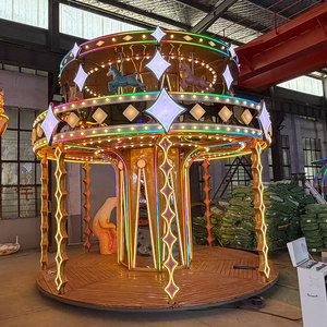 Nouveau design Manèges de divertissement Fabrication Mini carrousel de fête foraine <span class=keywords><strong>Prix</strong></span> - Product Image 2