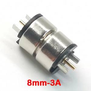 Conector pin Pogo magnético en forma de Circualr <span class=keywords><strong>1</strong></span> 2 3 4 5 pines macho hembra sonda 5V 3A 10A DC conectores de enchufe de carga - Product Image 5