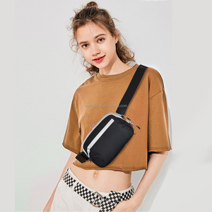 Bolso Bandolera Mini de Moda Personalizado, Riñonera Pequeña de Nailon, Bolso de Cintura Ligero con Cremallera Suave, Bolsillo de Viaje - Product Image 1