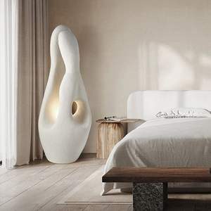 Wabi-Sabi Style Floor Lamp for Bedroom Living Room Study TV Cabinet Also Suitable As Bedside <b>Sofa</b> Coffee <b>Table</b> Lamp Loft Style - Product Image 1