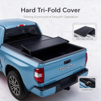 Bâche rigide pliable à profil bas pour Toyota Tundra 2022-2024, compatible Foton Tunland, Ram 1500, F-150 – Idéale pour le camping et le travail