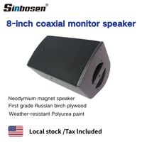 Haut-parleur coaxial de scène, moniteur passif à néodyme