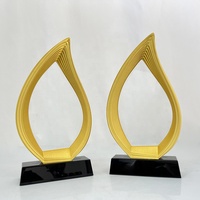 Trophées de cristal imprimés en couleur de feuille d'impression 3D logo personnalisé trophée de récompense de cristal vierge créatif récompense de cristal de sublimation