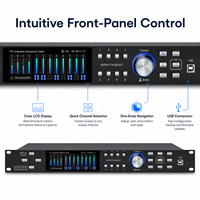 PL4008 Processeur audio numérique intelligent professionnel, processeurs audio haut de gamme, 4 entrées 8 sorties, système de sonorisation DSP