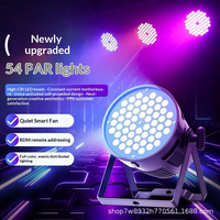 Éclairage de scène professionnel pour DJ, clubs, spectacles nocturnes, concerts, églises, 54*3w RGB 4-en-1 DMX512 LED PAR Can