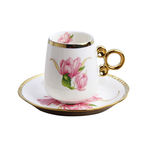 Espresso <strong>Coffee</strong> Cup Plate Ceramic <strong>Gift</strong> <strong>Sets</strong> Minimalist Classic Dubai <strong>Coffee</strong> Cup and Saucer Cup - Product Image 1