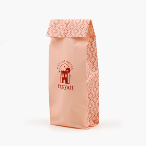 Negozio biodegradabile tutta la vendita di prodotti rosa eco-friendly personalizzato classica carta <span class=keywords><strong>pasticceria</strong></span> sacchetti di imballaggio - Product Image 4
