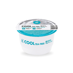 Lindsay Cool Tea <b>Tree</b> Modeling Mask Cup Pack 280g Pore Care Cooling Moisturizing Acne Relief - Product Image 2