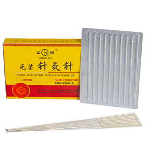 Aiguilles d'acupuncture en aluminium plaqué or 100 pièces - Product Image 5