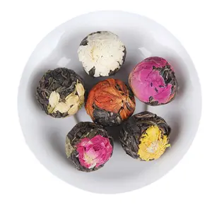 Chinese Classic Handmade Blooming Tea Balls Eu Standard OEM Flowering Tea Organic Floral Bloom Tea