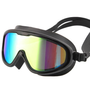 Lunettes de piscine personnalisées masques de plongée en <span class=keywords><strong>surface</strong></span> équipement de sport nautique professionnel à lentille unique lunettes de natation à grand cadre - Product Image 1