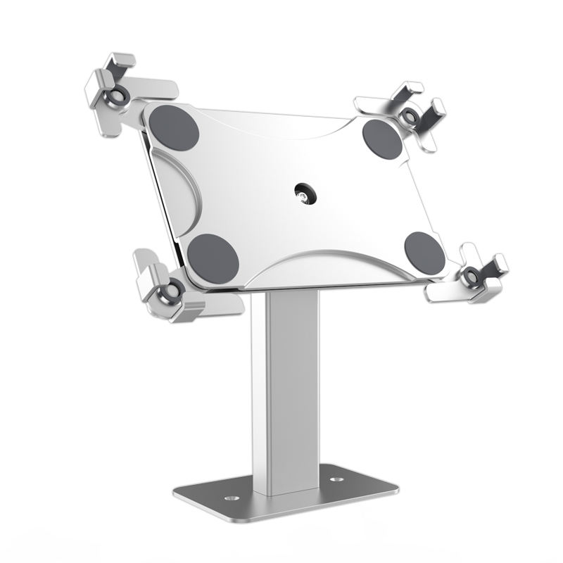 Support de bureau argenté