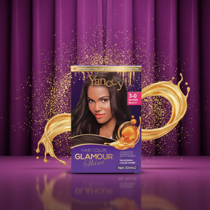 Kit de <span class=keywords><strong>coloration</strong></span> capillaire permanente à base de plantes Yancey - Formule crème de qualité supérieure, teinte noire 2-0 pour tous les types de <span class=keywords><strong>cheveux</strong></span> - Product Image 1
