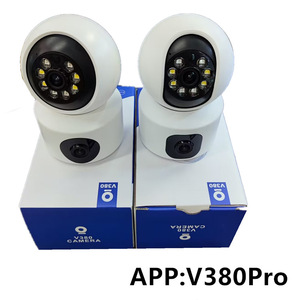 Caméra de surveillance V380pro 4Mp à double objectif, caméra réseau 4G, interphone vocal, stockage cloud, vision nocturne - Product Image 2