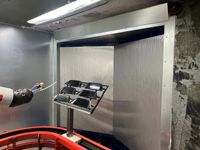 Ligne de peinture automatique de système de pulvérisation de robot de peinture humide liquide