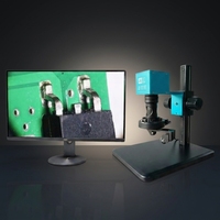 Microscope stéréo 3D 4K YB-330, microscope de mesure industriel pour l'inspection des défauts de composants électroniques, de matériel et de bijoux