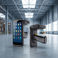 جهاز قراءة RFID محمول باليد يعمل بنظام أندرويد 15 مع بطارية 10000 مللي أمبير، ماسح UHF محمول باليد مع شريحة Impinj E710 بتردد 865-868 ميجاهرتز/902-928 ميجاهرتز