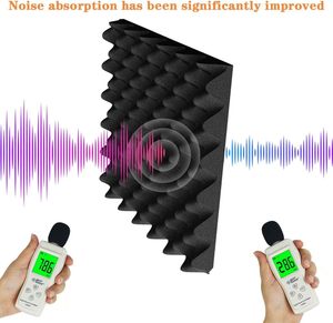 Egg Crate Foam Espuma insonorizada Paneles <span class=keywords><strong>de</strong></span> sonido acústico Espuma <span class=keywords><strong>de</strong></span> ruido ignífuga para estudio con el mejor precio - Product Image 3