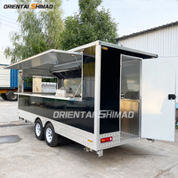 Camion de nourriture Mobile, fabrication personnalisée, barbecue, hamburgers, crème glacée, café, remorque, camion de nourriture de rue, chariot entièrement équipé, camion de nourriture