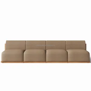 Neuzugang hölzernes Teakholz Sofa Outdoor-Möbel Luxusmöbel Teakholz Outdoor-Möbel