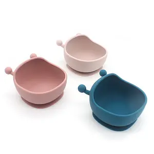 GU Safes New Silicone Baby Food Feeding Bowl Baby Supplies & Products New Born Baby Safety Products Snail Shape